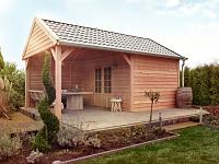 Houten overkappingen en tuinhuizen