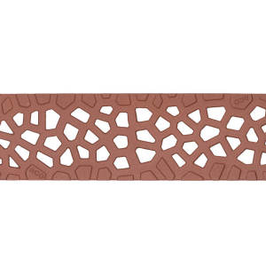 ACO Voronoï Corten coating L= 500mm