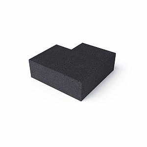 Schellevis (oud Hollands) Trap HOEKstuk 90° (37/15) BUITEN CARBON 60x60 CM