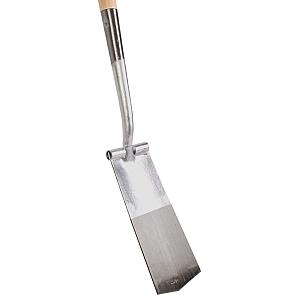 Draineerspade met opstapje