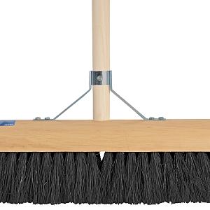 Zaalveger zwart incl. steel 40 cm