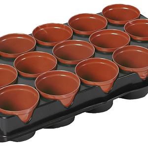 Plantenpotjes rond 7 cm (18 stuks)