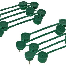 Plantenklemmen groen 15mm 15 stuks