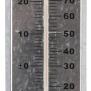 Thermometer metaal gegalvaniseerd 50 cm