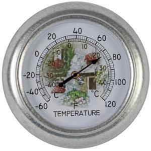 Thermometer analoog rond 25 cm