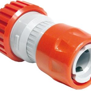 Snelkoppeling met stop en slanghouder Ø 18-23 MM PVC op kaart