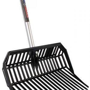 Paardestalvork met aluminium steel