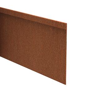 CorTen Edging geplet (standaard) 2300x2x100 mm (LxDxH)