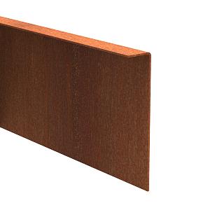 CorTen Edging gezet (L-vorm) 2300x2x390 mm (LxDxH)