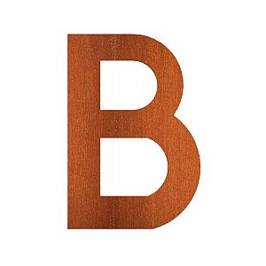 Letter B corten