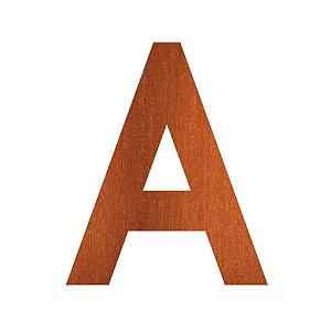 Letter A corten