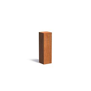 Sokkel Corten 300 x 300 x 1000