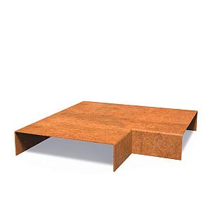 Corten Top Edge binnenhoek 300 mmx204 mmx50 mm mm (LxDxH)