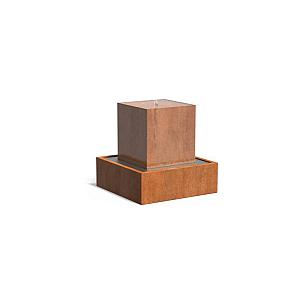 Waterblock Corten 700 x 700 x 700 mm