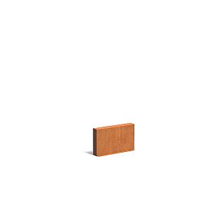 Muurelement Corten 1000 x 150 x 600 mm