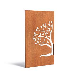 Decoratief paneel abstract Corten 1100 x 50 x 1800 mm