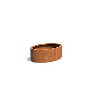 Bloembak Corten Ellipse 1200 x 800 x 400 mm