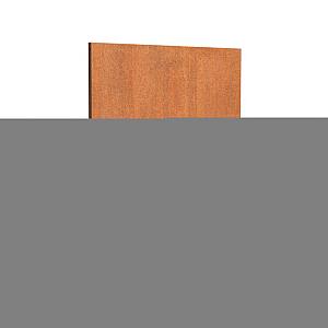 Decoratief paneel basic Corten 1350 x 50 x 1800 mm