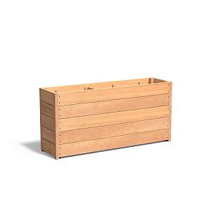 Bloembak Hardhout recht 1500 x 400 x 713 mm