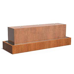 Waterblok Corten  3000 x 700 x 700 mm