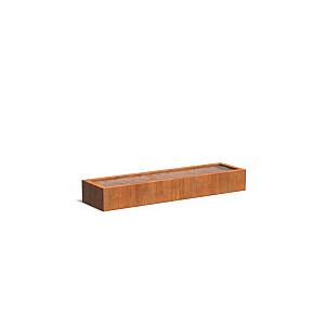 Vijver Corten 3000 x 800 x 400 mm