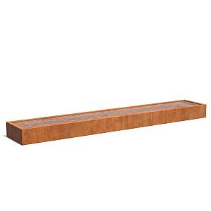 Vijver Corten 6000 x 1000 x 400 mm