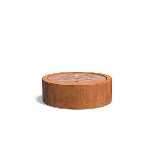 Watertafel Corten + LED 1200 x 400 mm