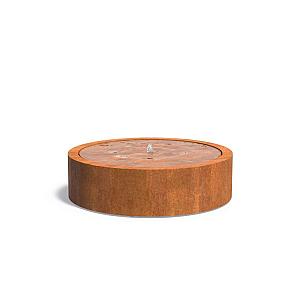 Watertafel Corten + LED 1450 x 400 mm