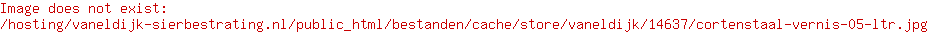 Cortenstaal Vernis 0.5 LTR