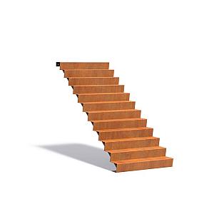 Trap Corten 1250 x 1920 x 2040 mm