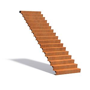 Trap Corten 1250 x 2400 x 2890 mm