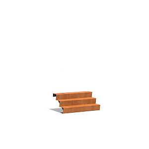 Trap Corten 1250 x 720 x 510 mm