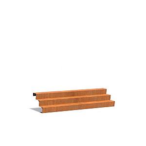 Trap Corten 2500 x 720 x 510 mm