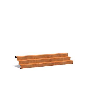 Trap Corten 3000 x 720 x 510 mm