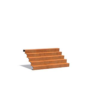 Trap Corten 2000 x 1200 x 850 mm