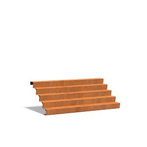 Trap Corten 2500 x 1200 x 850 mm