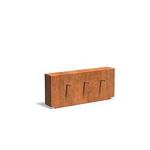 Vijvermuur Corten 1500 x 250 x 600 mm