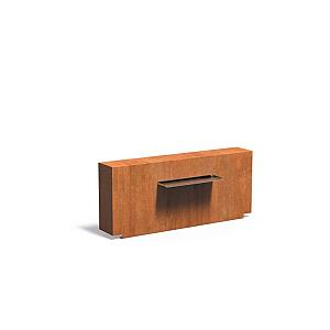 Vijvermuur Corten 1500 x 250 x 600 mm