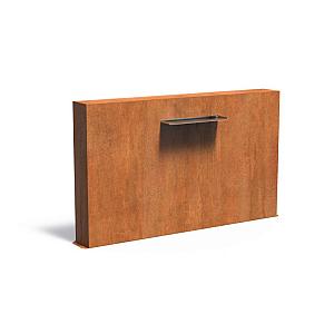 Vijvermuur Corten vrijstaand 2000 x 250 x 1200 mm