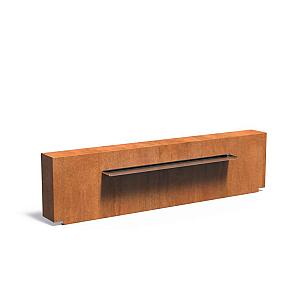 Vijvermuur Corten 2500 x 250 x 600 mm