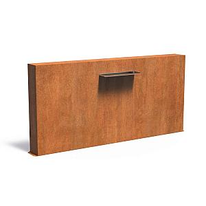 Vijvermuur Corten vrijstaand 2500 x 250 x 1200 mm