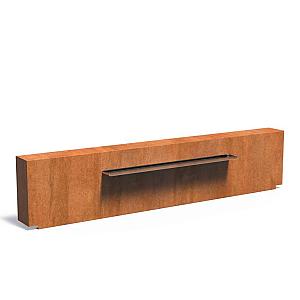 Vijvermuur Corten 3000 x 250 x 600 mm