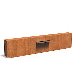 Vijvermuur Corten 3000 x 250 x 600 mm