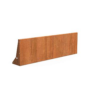 Keerwand Corten 2000x3x600 mm (LxDxH)