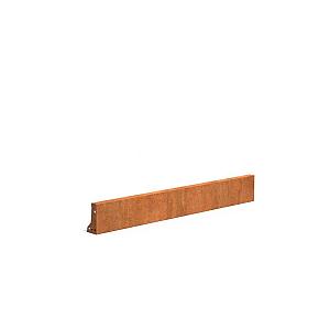 Keerwand Corten 1500x2x200 mm (LxDxH)