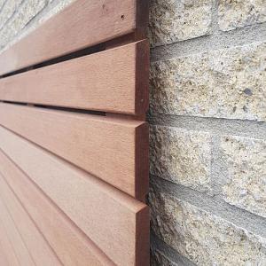 Keruing scherm 51 Rhombus 180x180cm