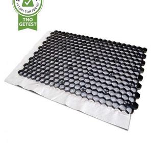 Grindplaat zwart met doek 80x120