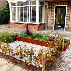 Cortenstaal plantenbak Rechthoek XL 300x100 H=40 cm ZONDER bodemplaat