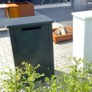 Gepoedercoat staal brievenbus Type M - Andere RALkleur