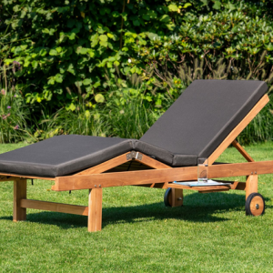 Teak sunlounger Wembley